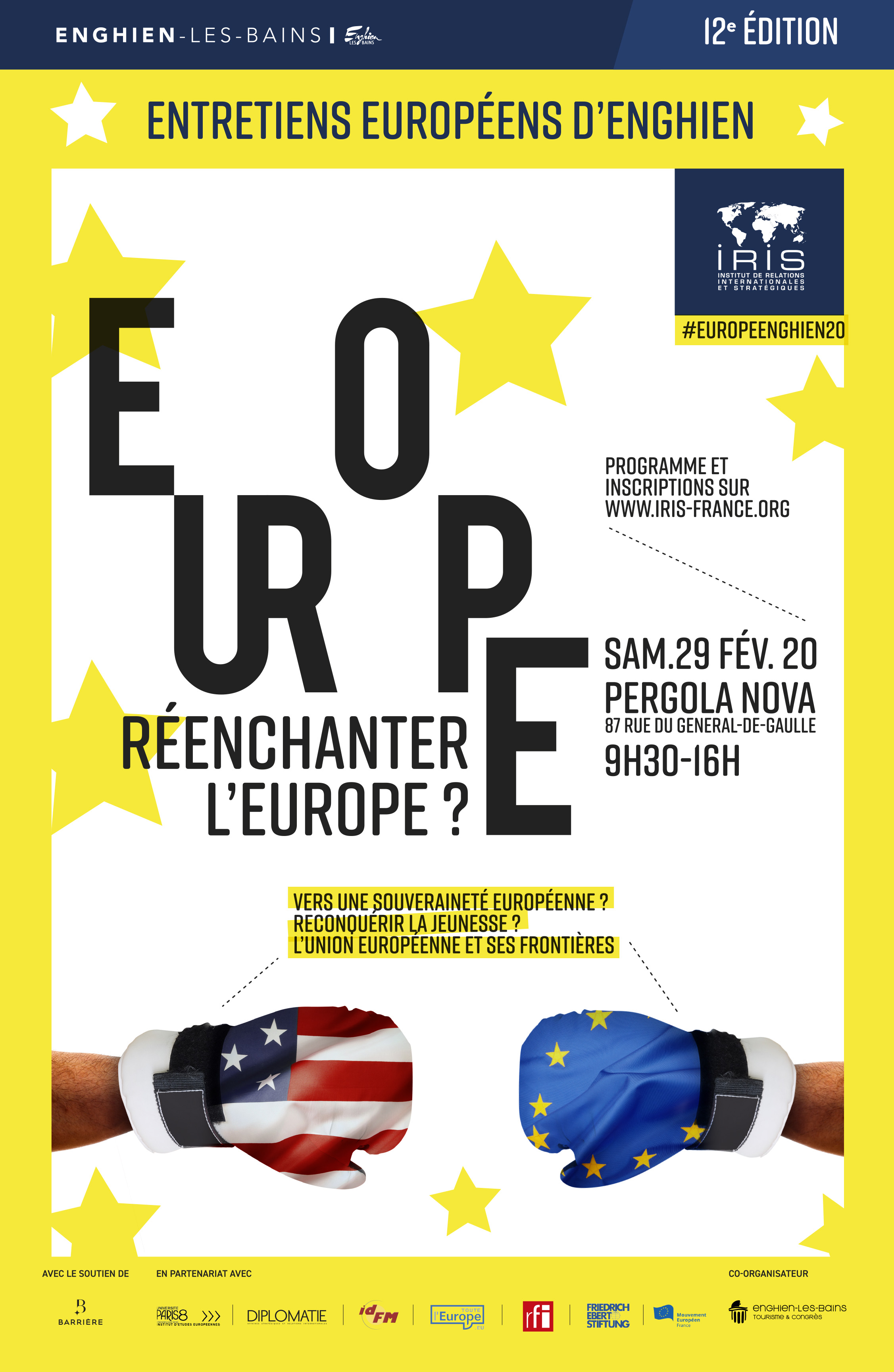 Affiche des Entretiens Européens d'Enghien