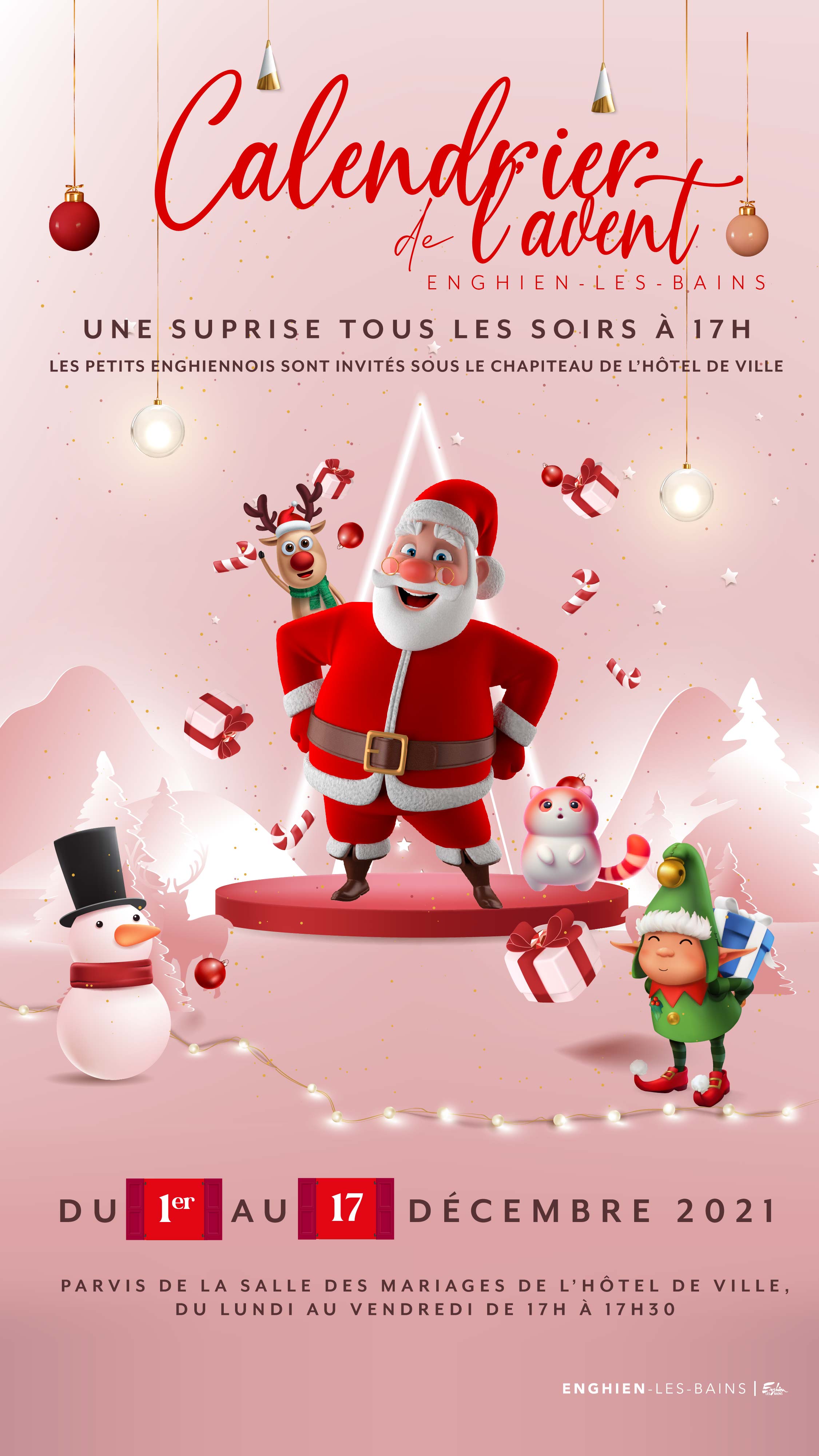 Affiche Calendrier de l'avant 2021
