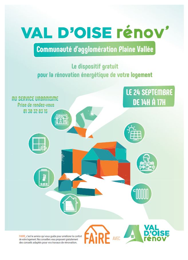 Affiche Val d'Oise Renov
