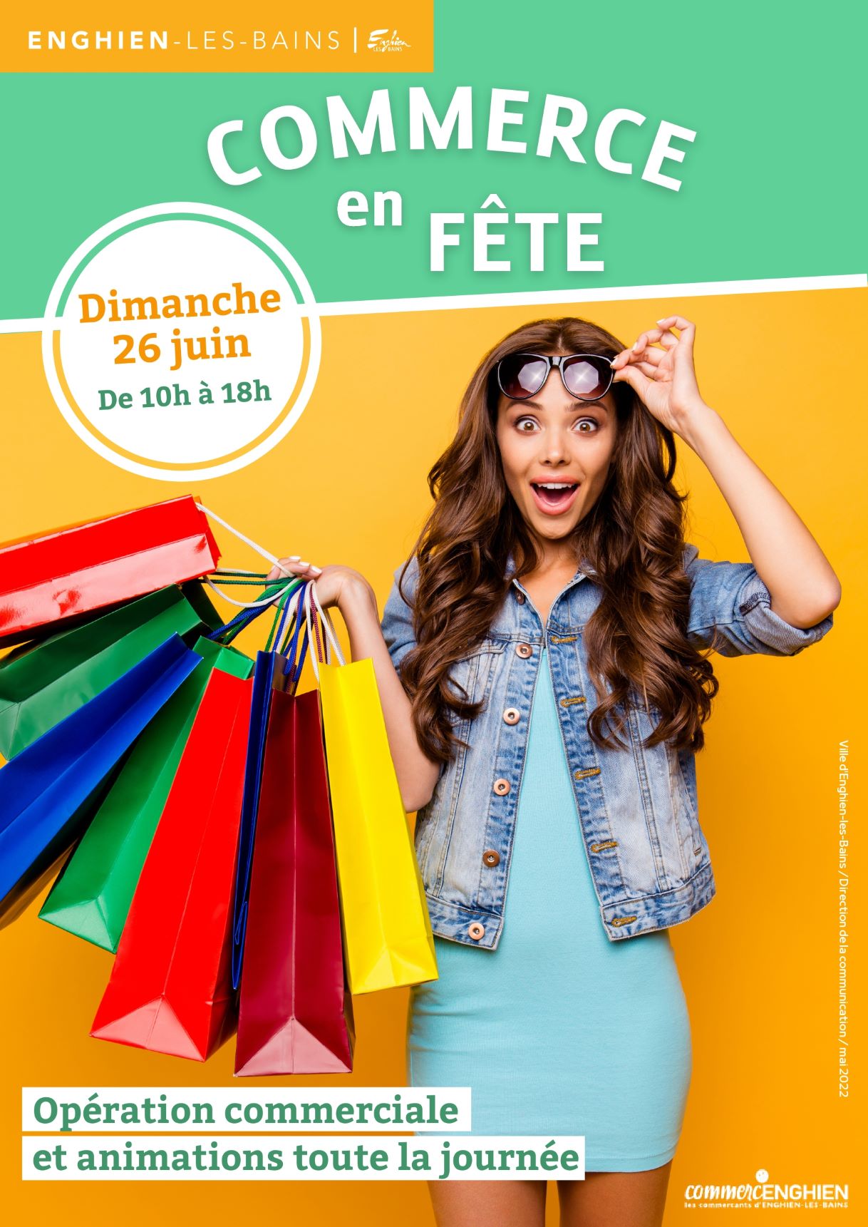 Affiche Braderie des commerçants