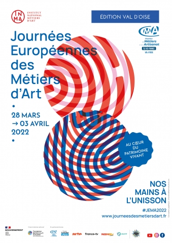 Affiche Journées européennes des métiers d'art 2022