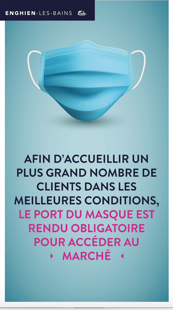 Port Du Masque Obligatoire Au Marche Enghien Les Bains