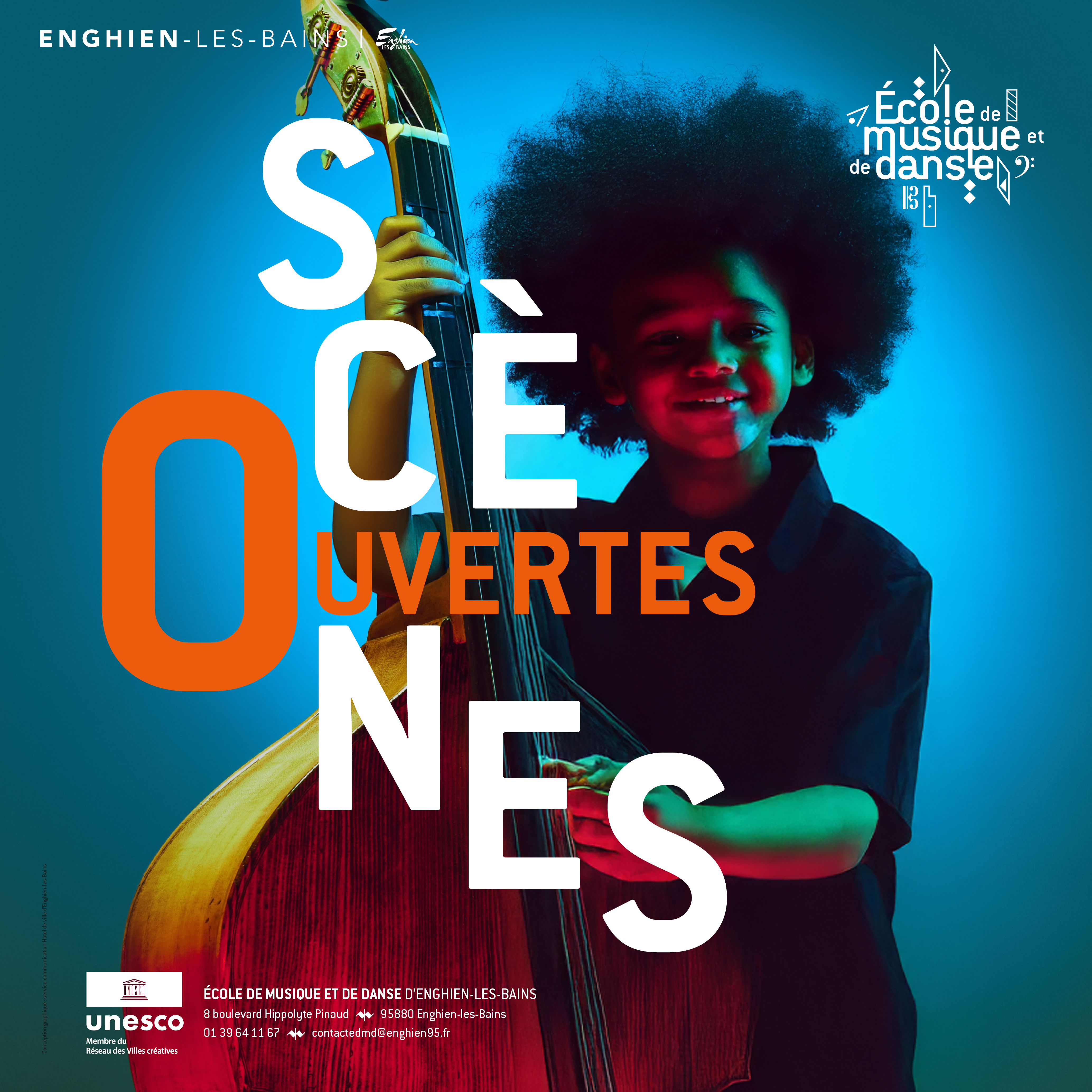 visuel scènes ouvertes de l'école de musique et de danse