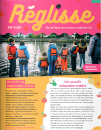 couverture du magazine Réglisse municipal de la ville d'Enghien-les-Bains