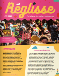 couverture du magazine Réglisse municipal de la ville d'Enghien-les-Bains