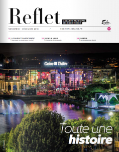 Magazine municipal des enghiennois Reflet n°101 "toute une histoire"