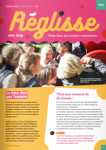 couverture du magazine Réglisse municipal de la ville d'Enghien-les-Bains