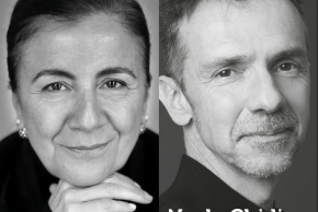 Photo en noir et blanc des deux auteurs