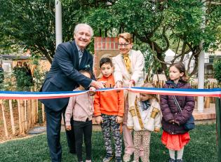 Inauguration du Square Mermoz
