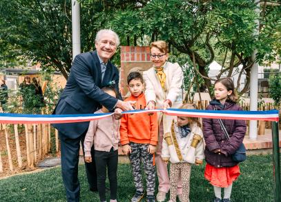 Inauguration du Square Mermoz