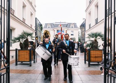 Fanfare à l'Hôtel de Ville 
