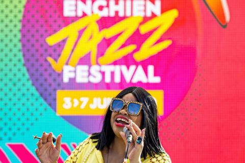 Nicole Slack Jones en concert au Jardin des Roses pour le Barrière Enghien Jazz Festival 2019
