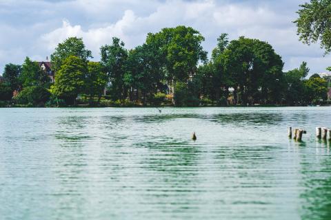 photo du lac d'Enghien-les-Bains