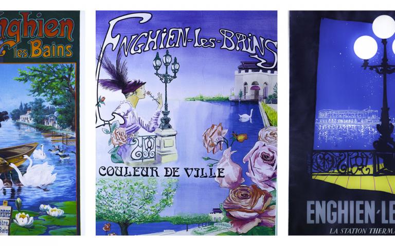 L'affiche historique d'Enghien-les-Bains