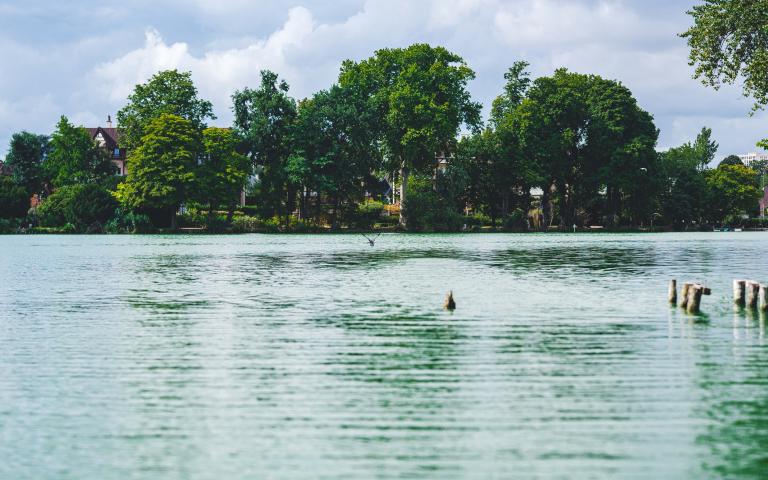 photo du lac d'Enghien-les-Bains